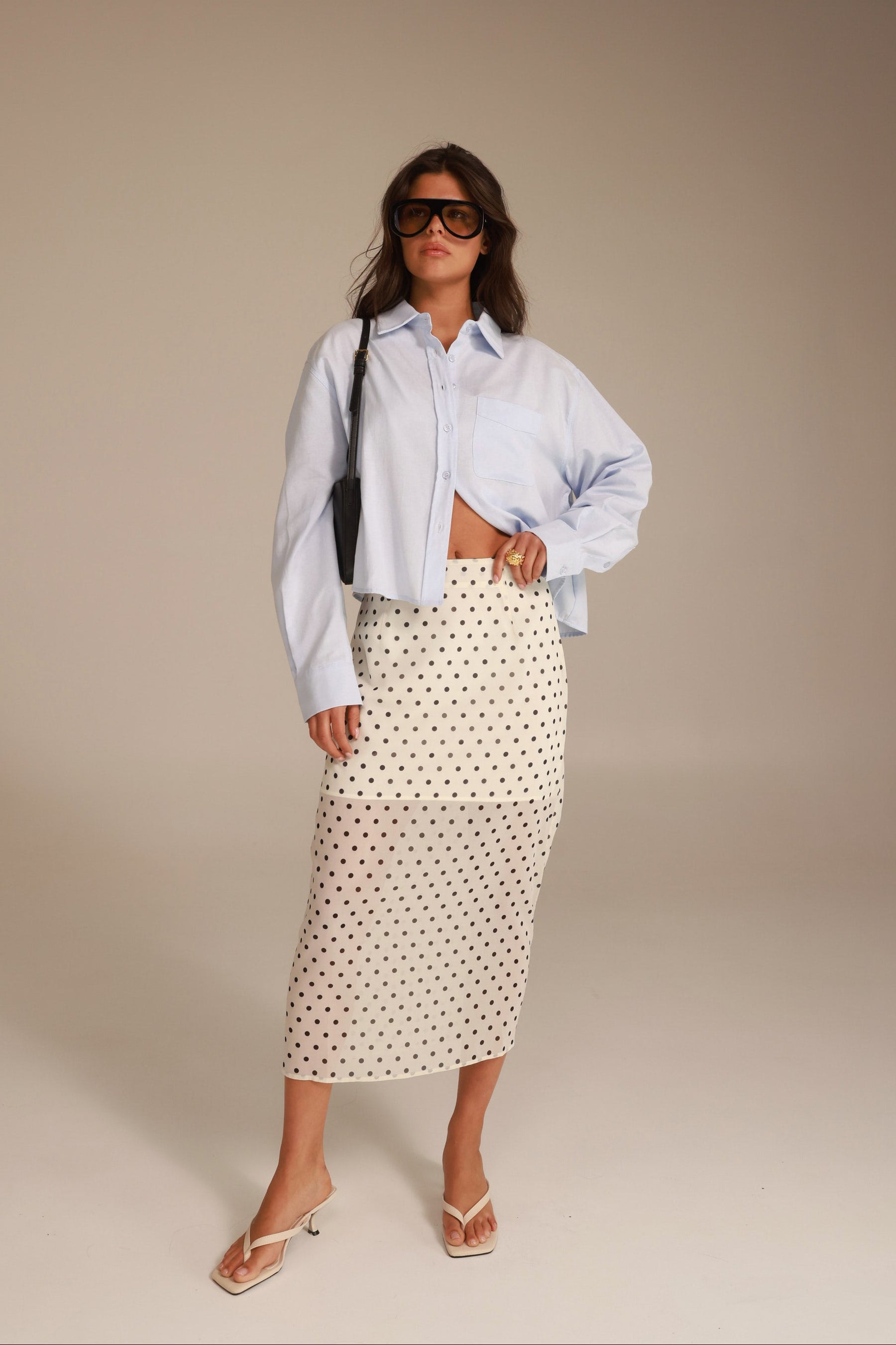 חצאית אנאבל שמנת