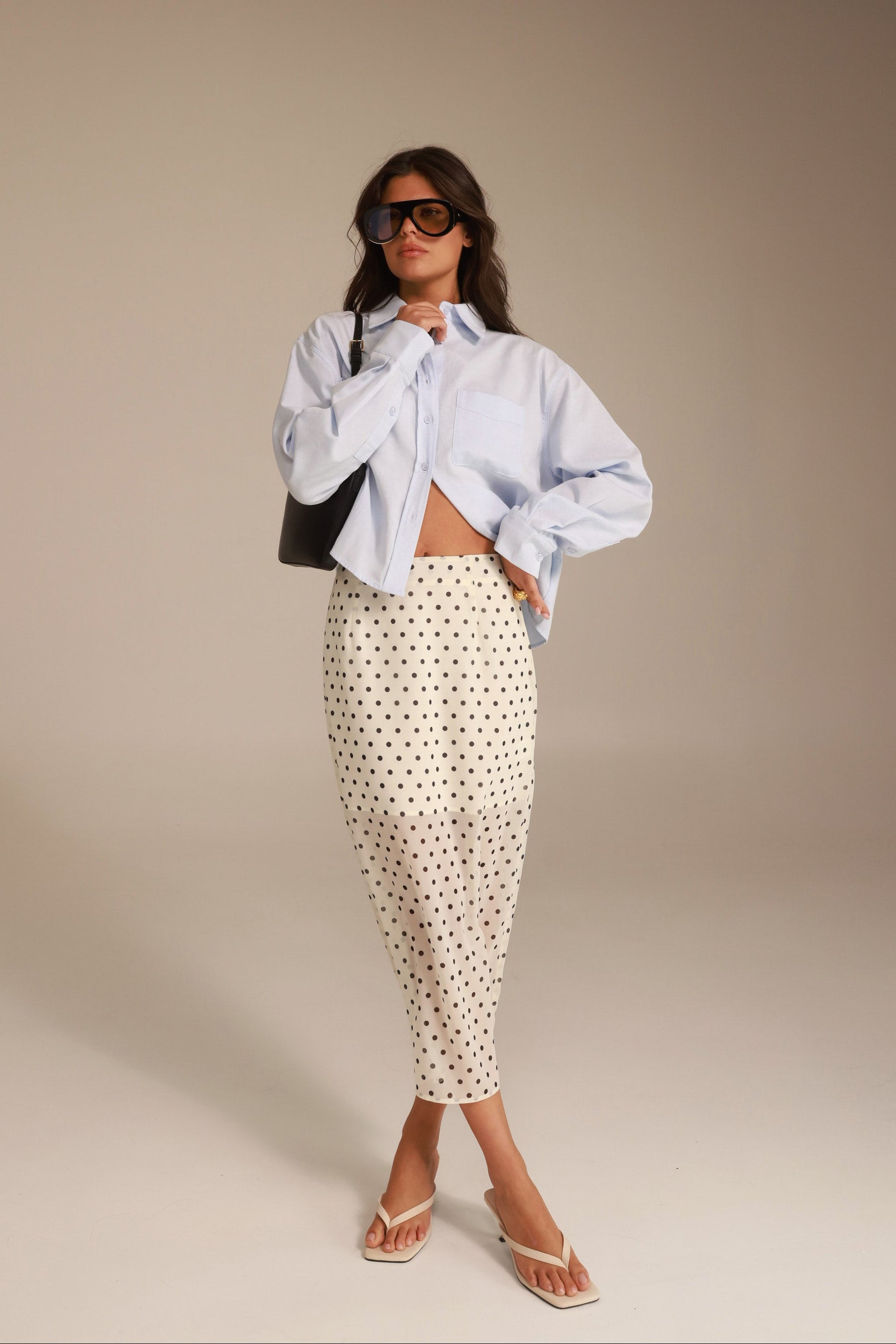 חצאית אנאבל שמנת