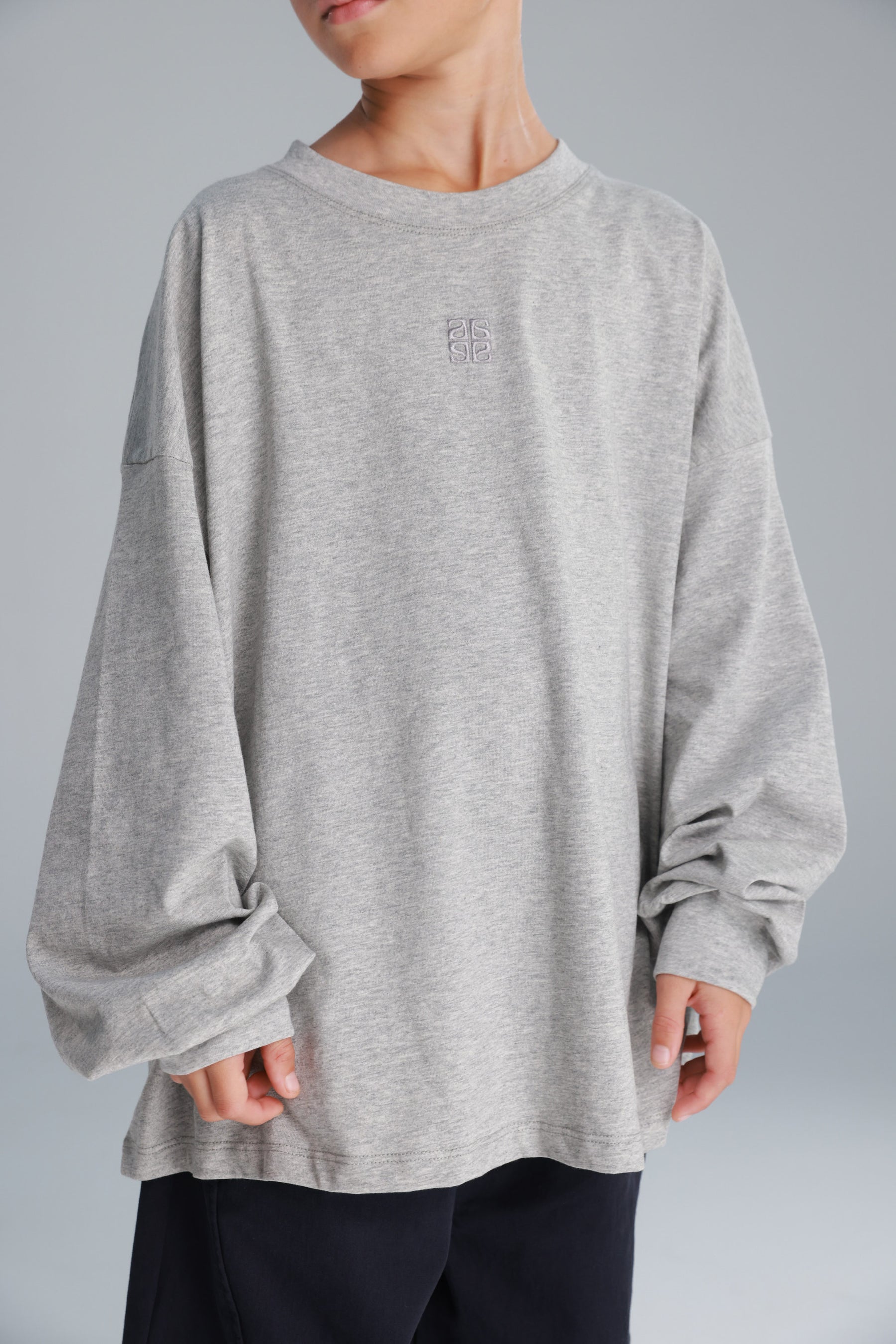 חולצת סנטי אפורה