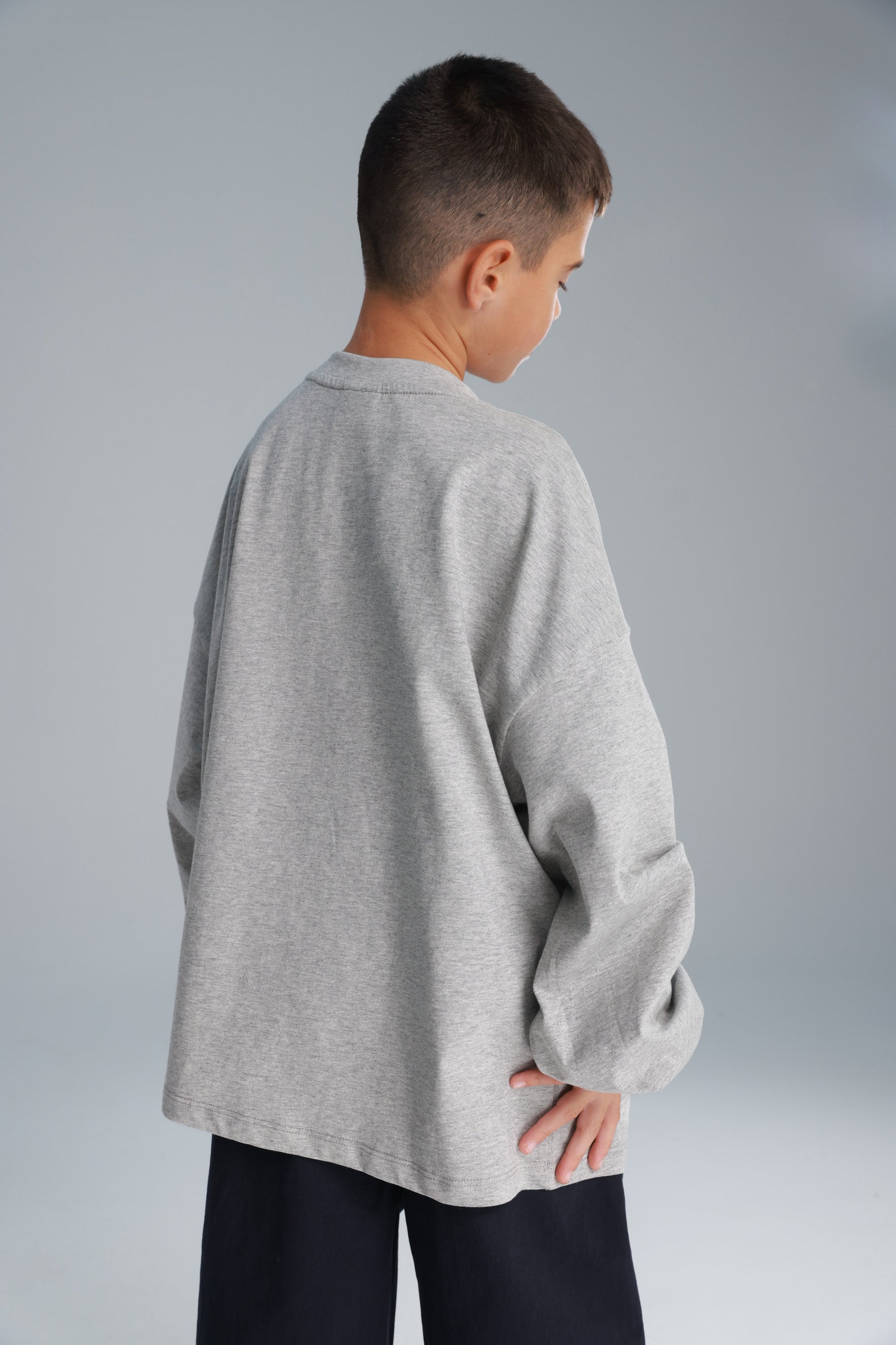 חולצת סנטי אפורה