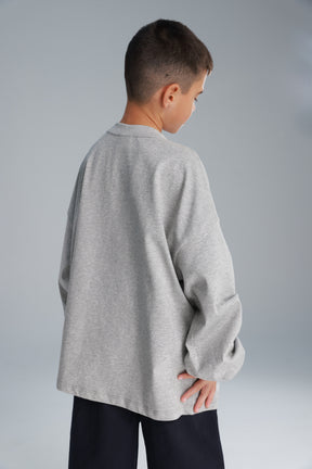 חולצת סנטי אפורה