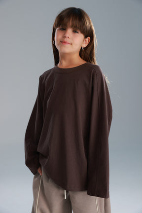 חולצת קרינה חומה