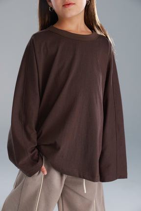 חולצת קרינה חומה