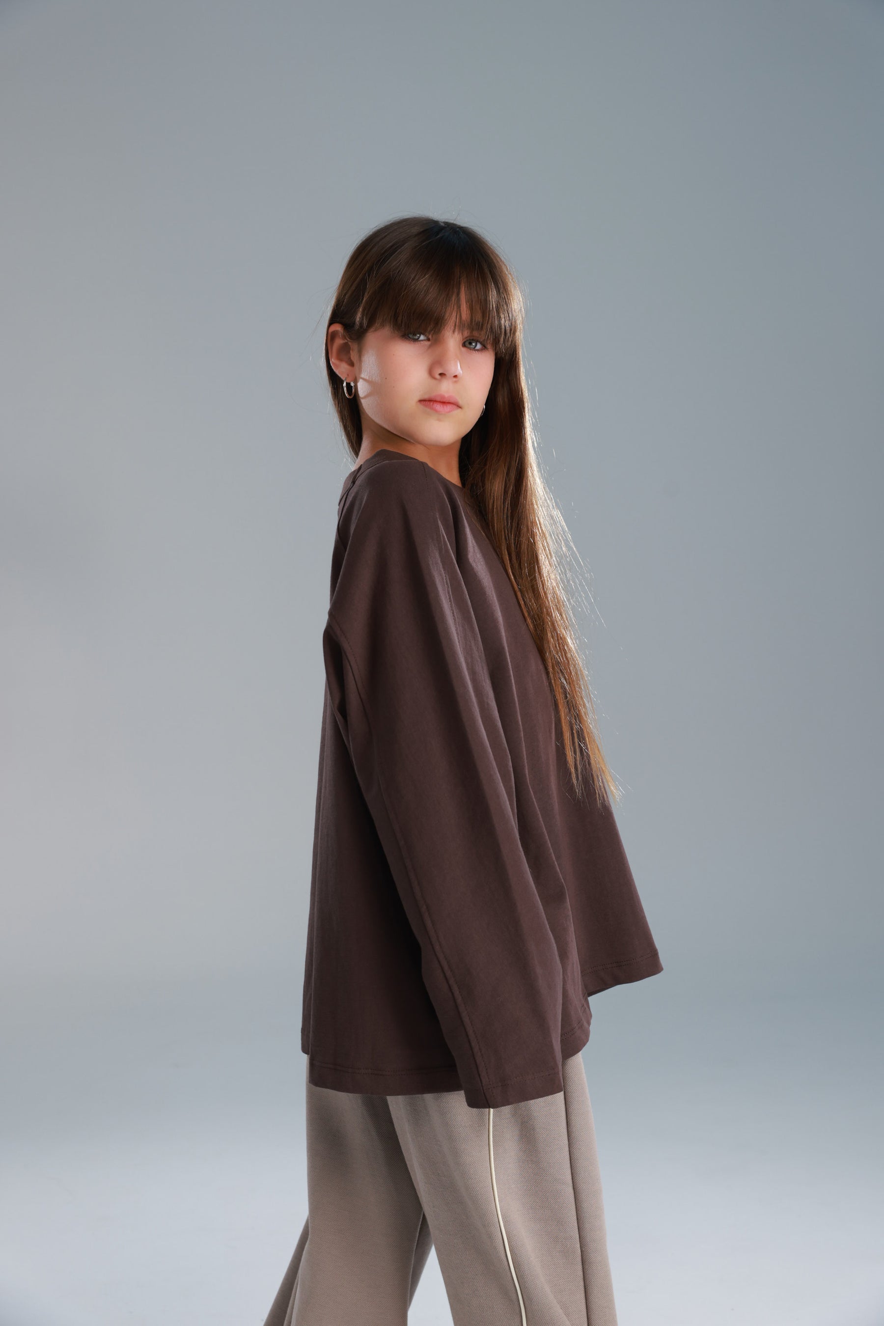 חולצת קרינה חומה