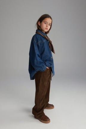 מכנסי ג'ורג' חומים