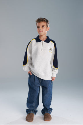 סוויטשירט לין אפור