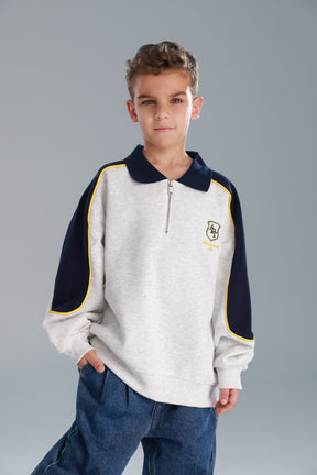 סוויטשירט לין אפור