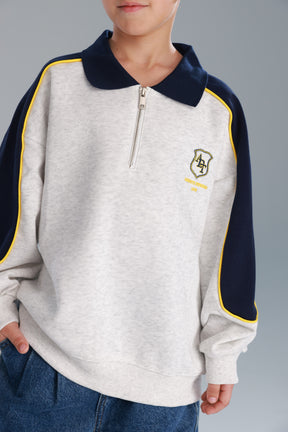 סוויטשירט לין אפור