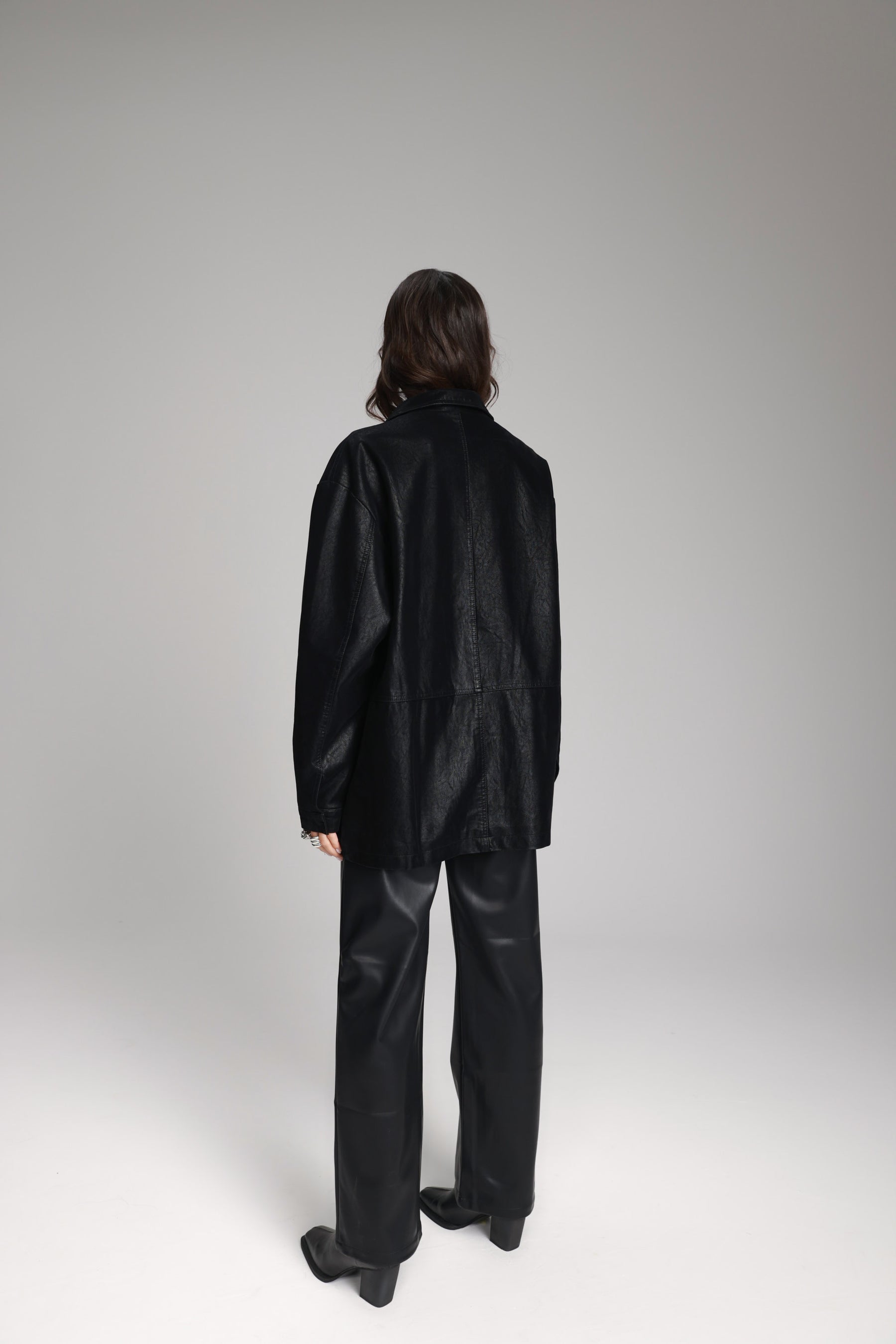 מעיל ג'ני שחור