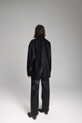 מעיל ג'ני שחור