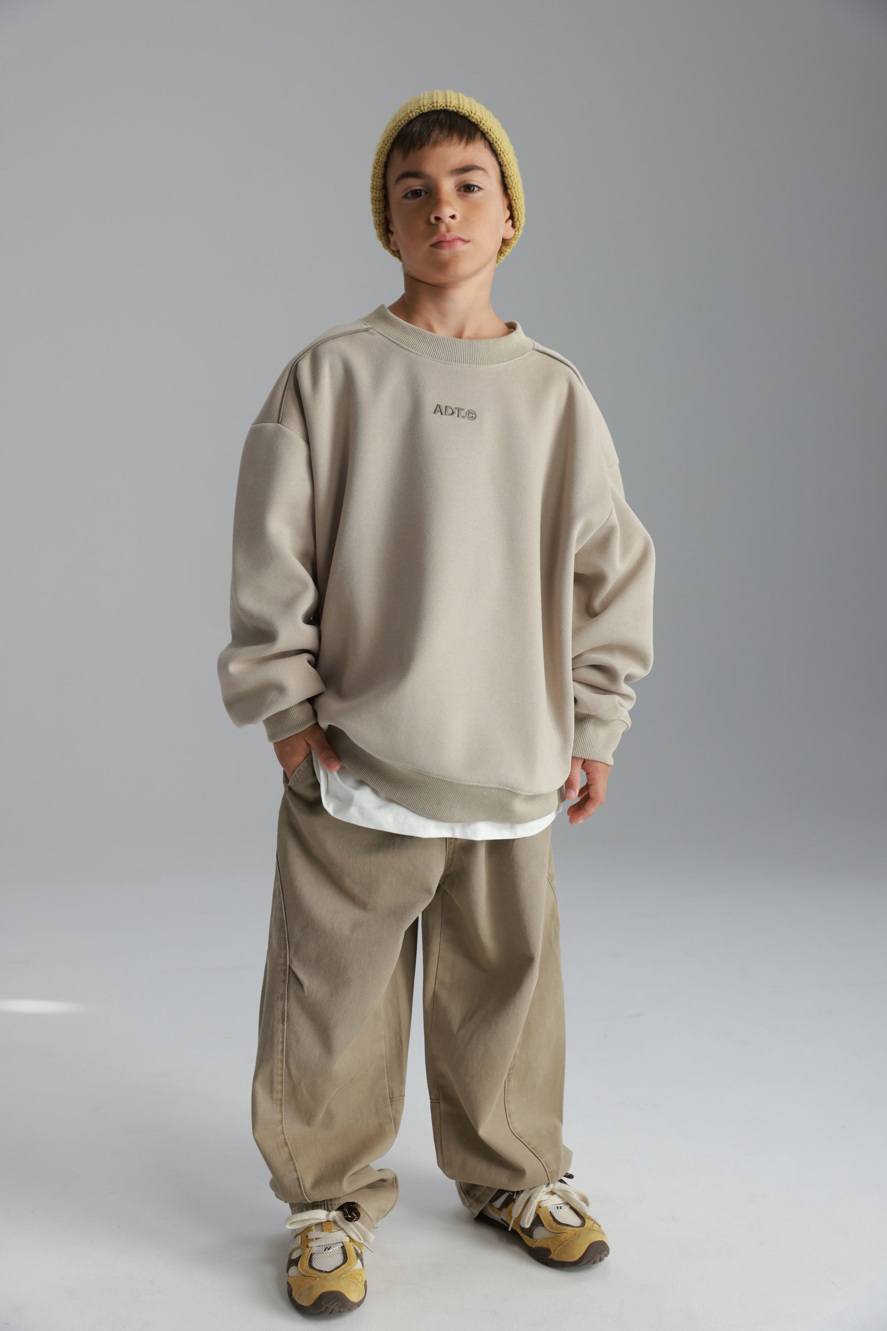 סוויטשירט היילי בז'