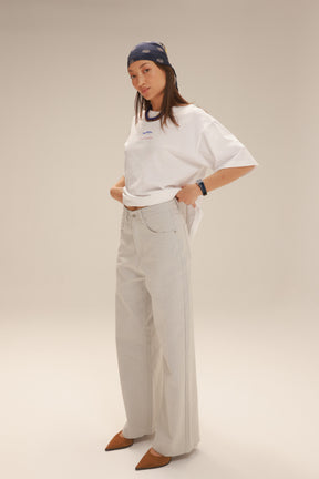 ג'ינס ברנדי פסים כחול בהיר