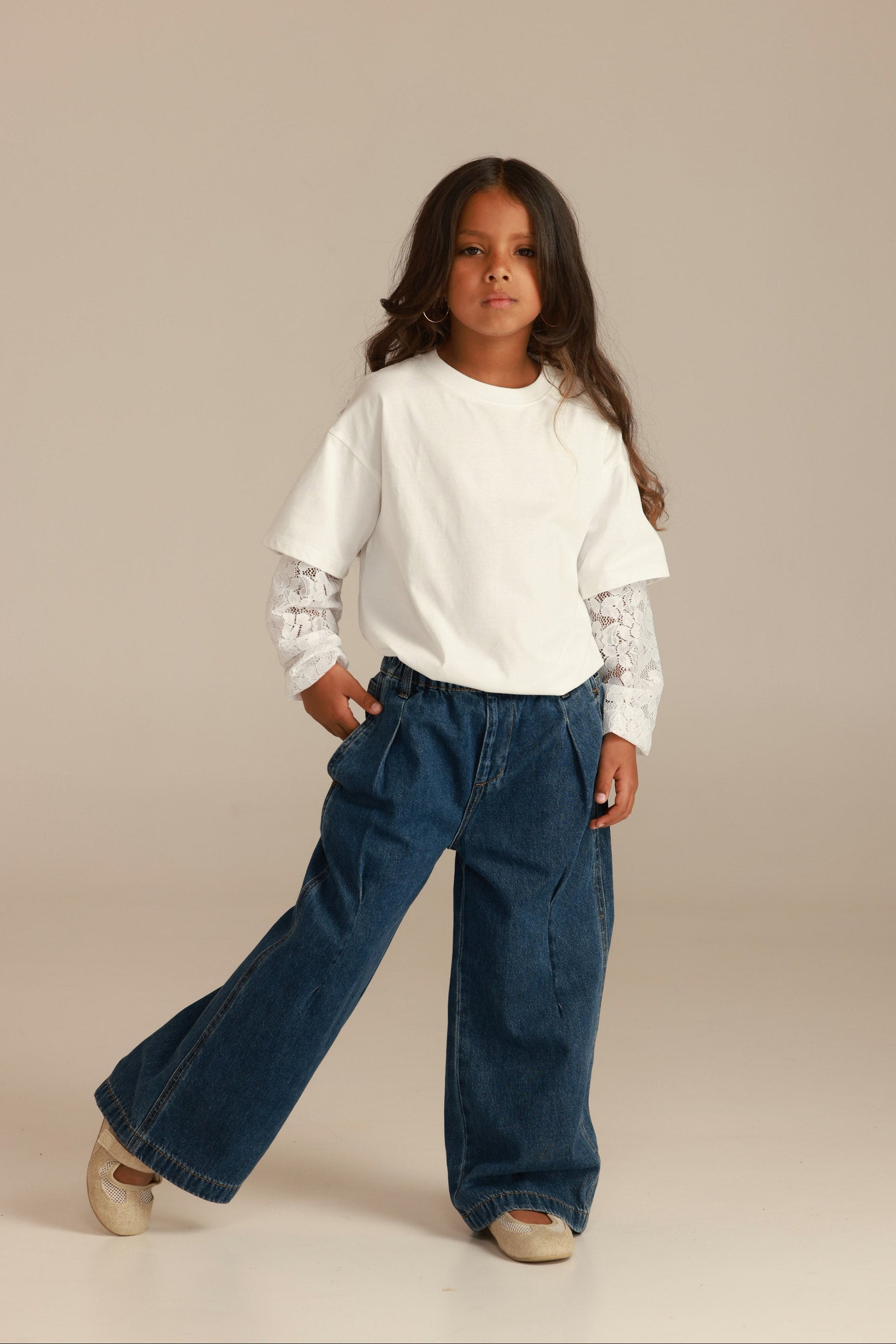 ג'ינס מגנוליה כחול כהה