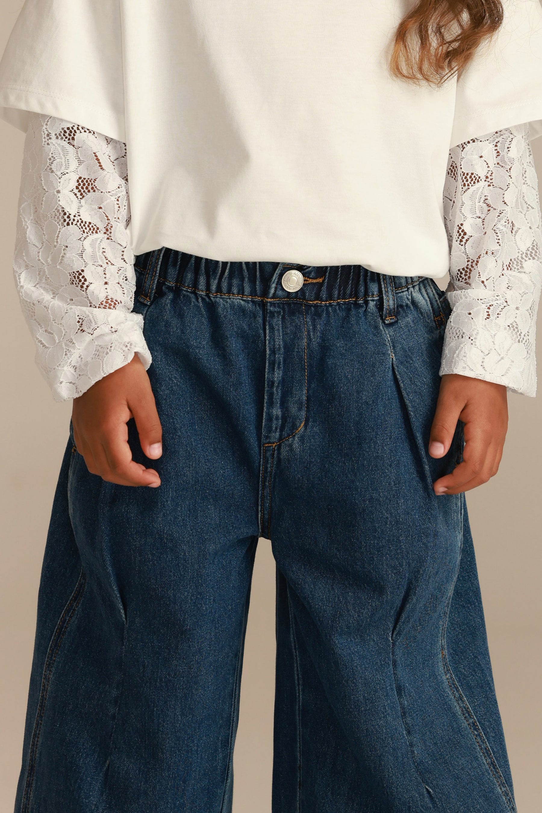 ג'ינס מגנוליה כחול כהה