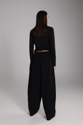 מכנסי אייבי שחורים