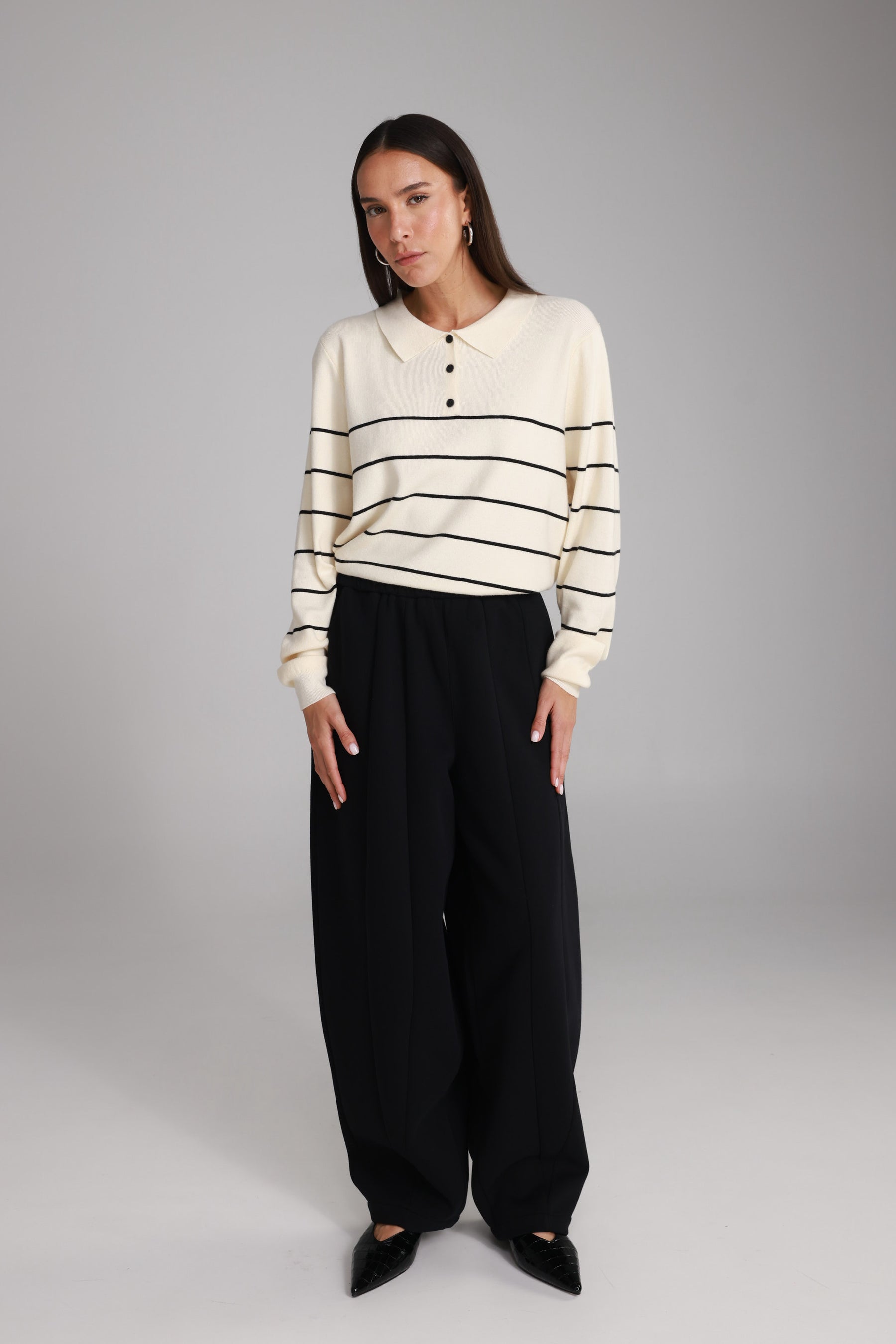 מכנסי אייבי שחורים