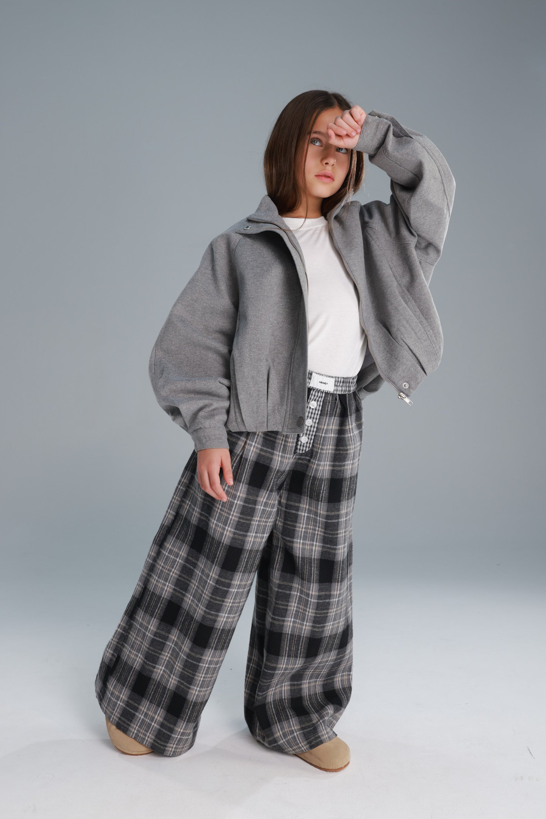 ג'קט ליאון אפור