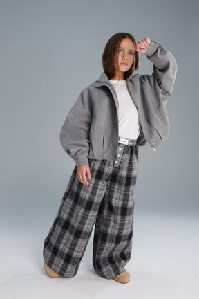 מכנסי סטיב אפורים