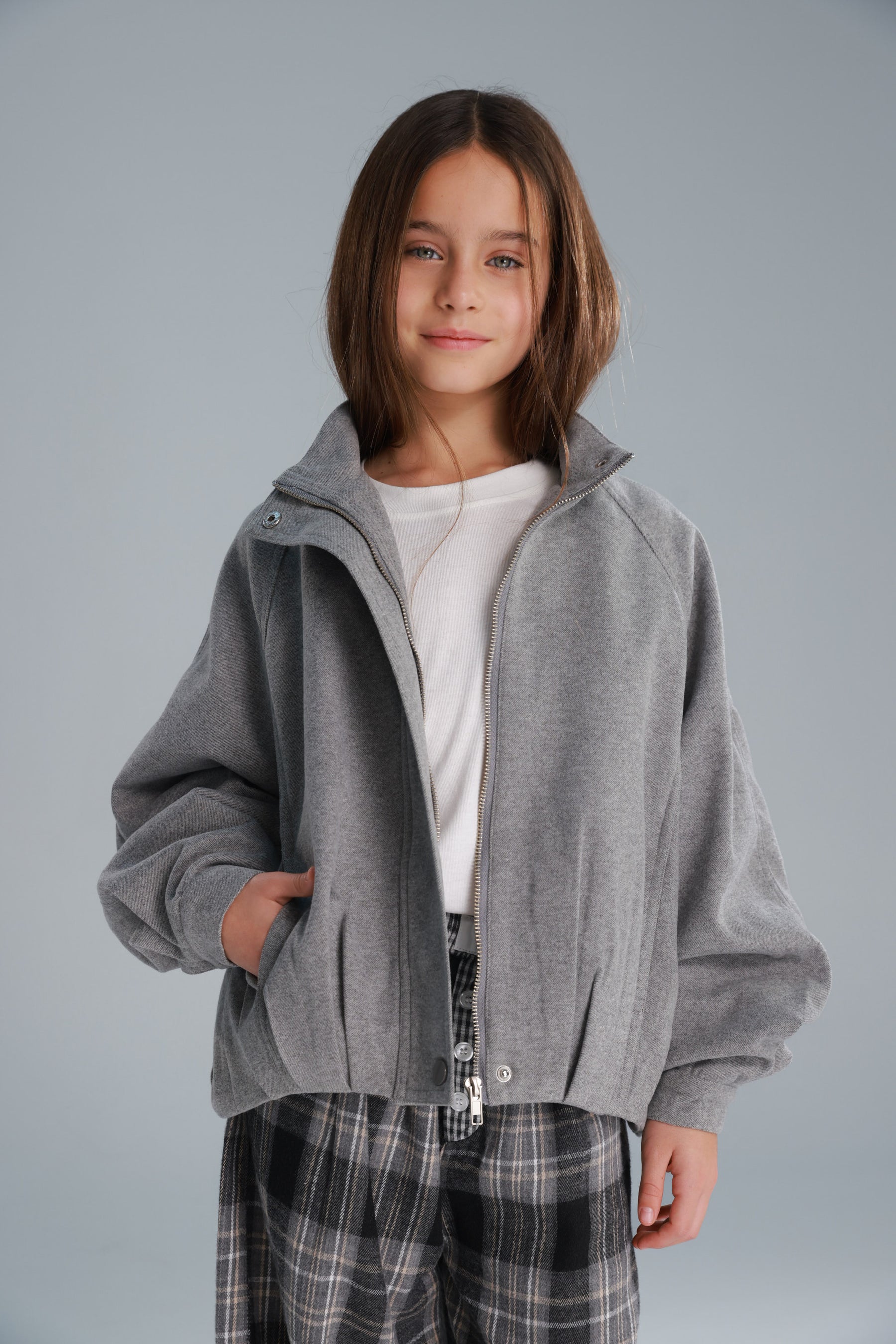 ג'קט ליאון אפור