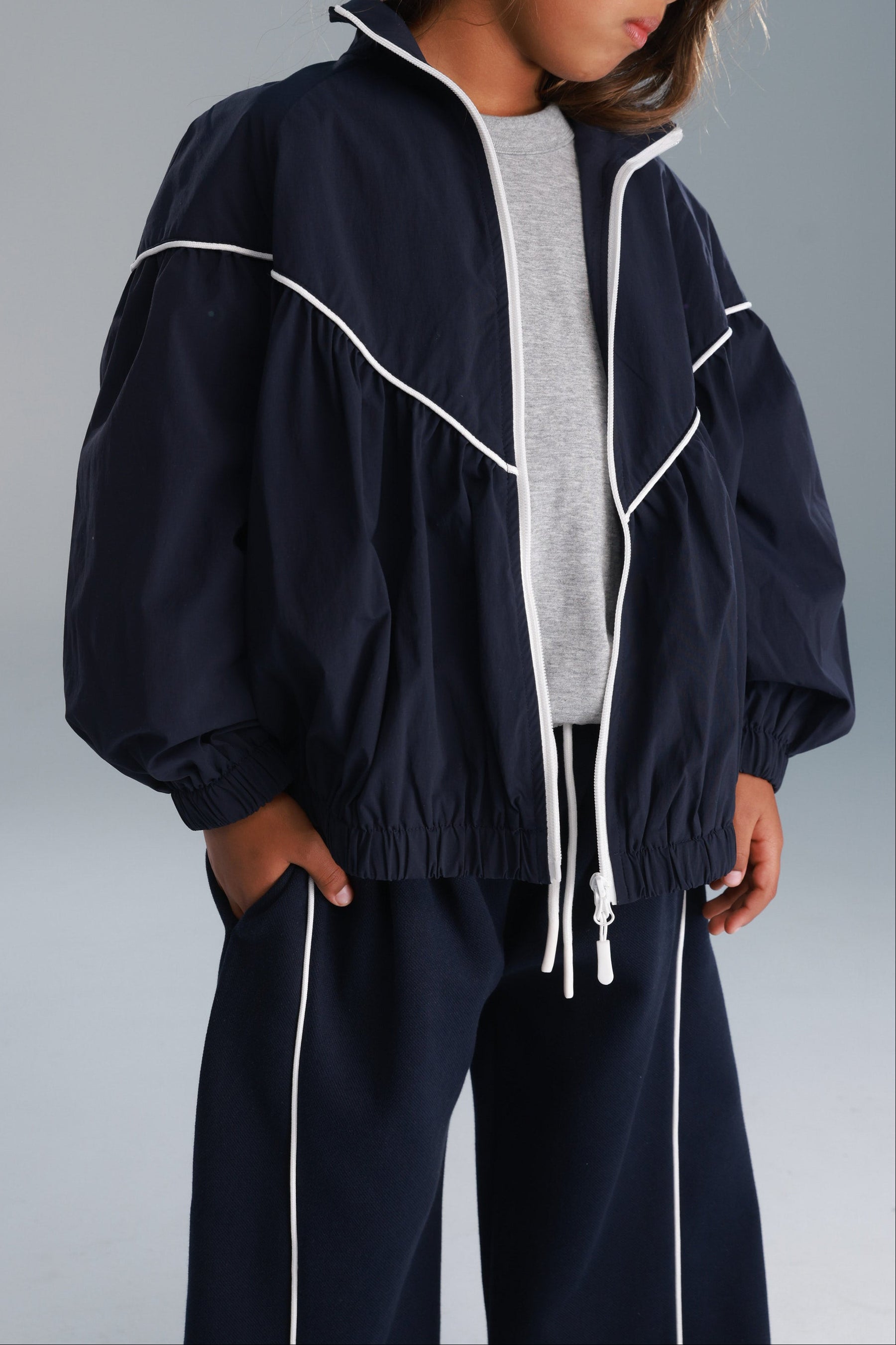 ג'קט מרגרט נייבי