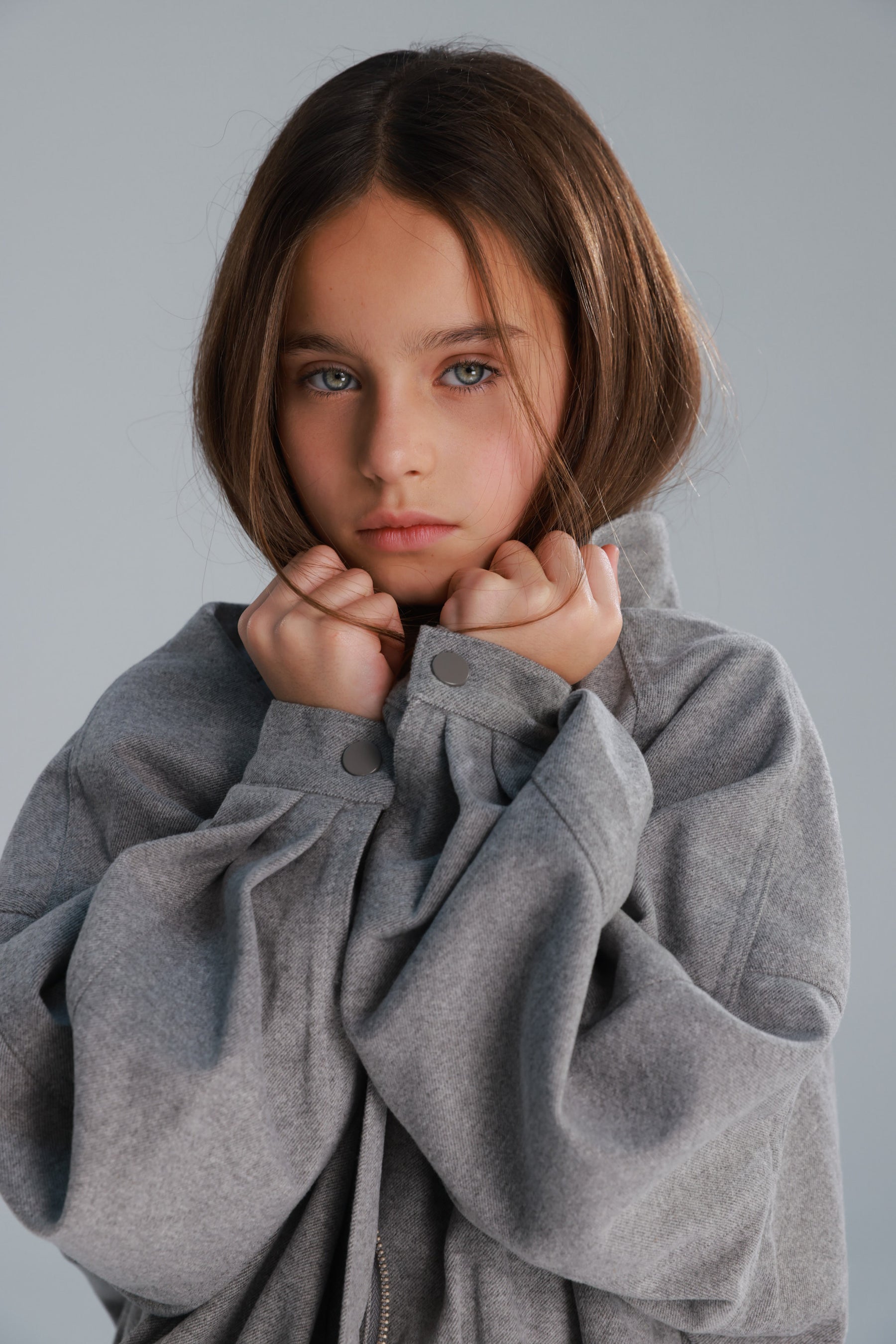 ג'קט ליאון אפור