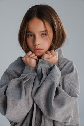 ג'קט ליאון אפור