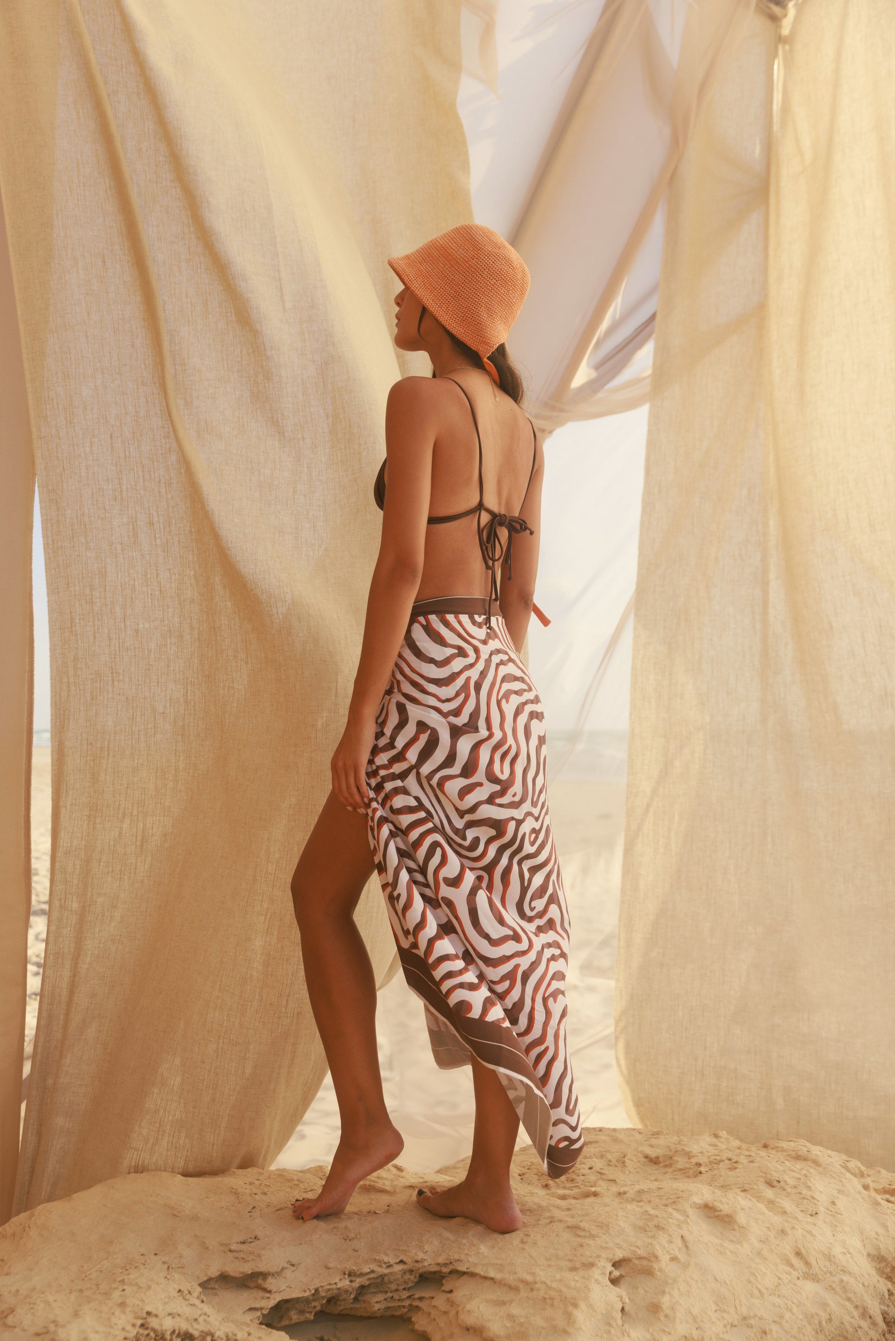 Athena Pareo Brown Zebra