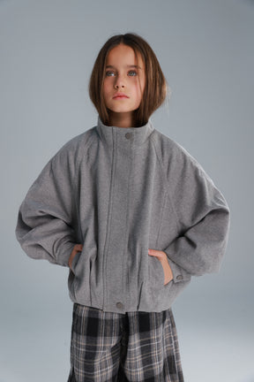 ג'קט ליאון אפור