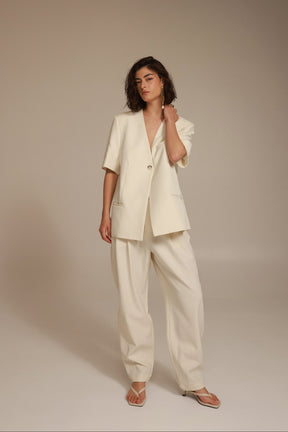 מכנסי אלכסנדרה שמנת