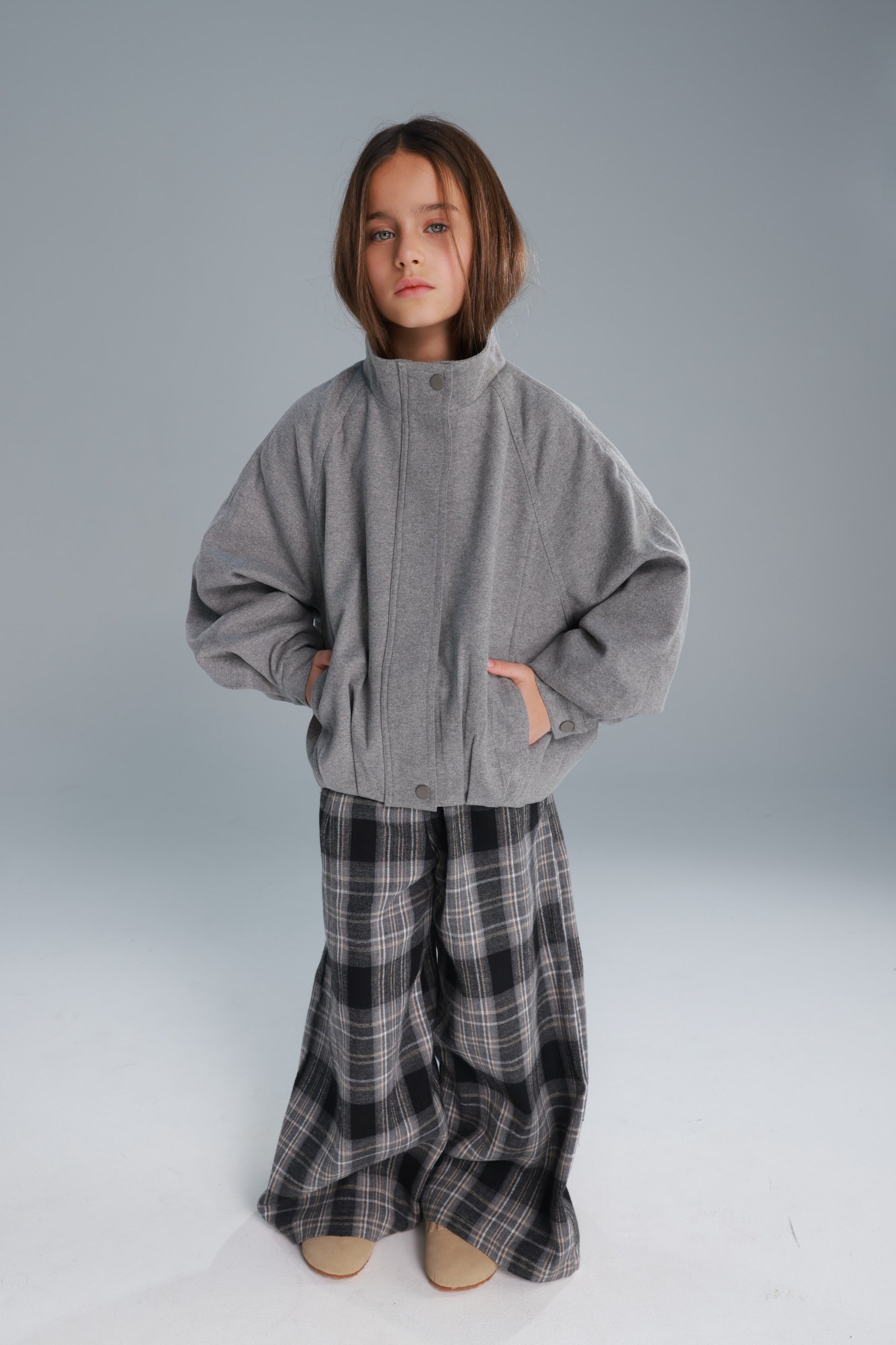 ג'קט ליאון אפור