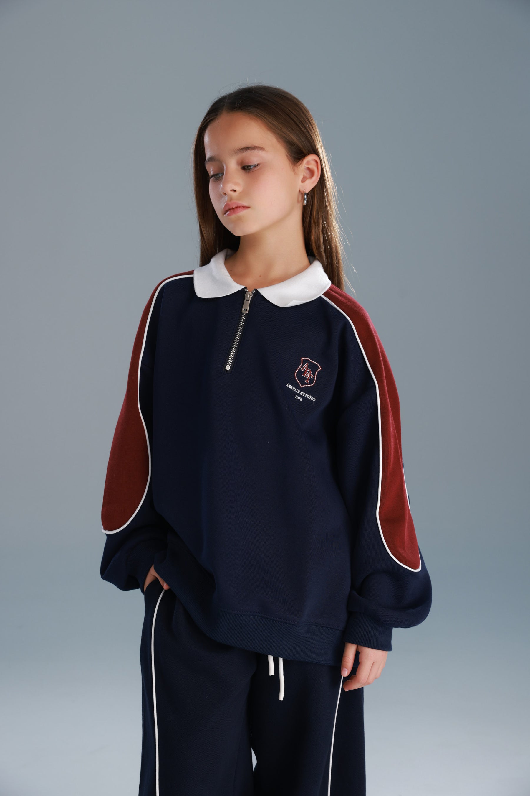 סוויטשירט לין נייבי