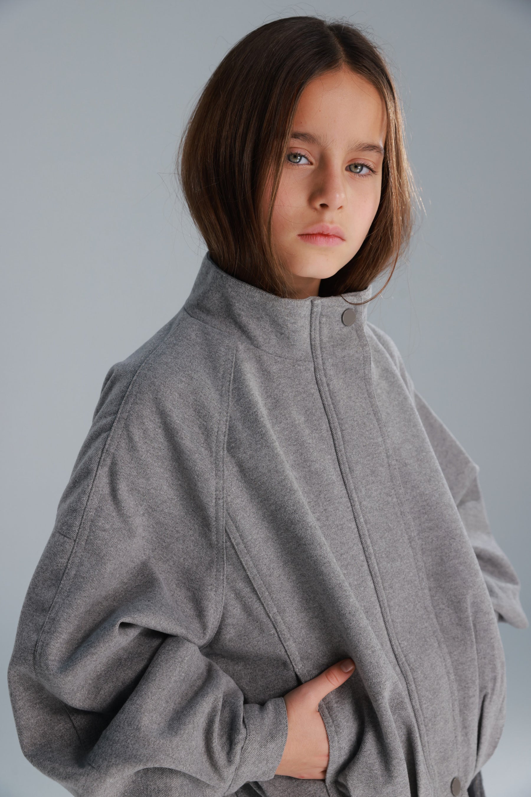 ג'קט ליאון אפור