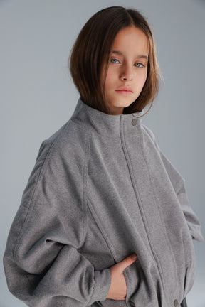 ג'קט ליאון אפור