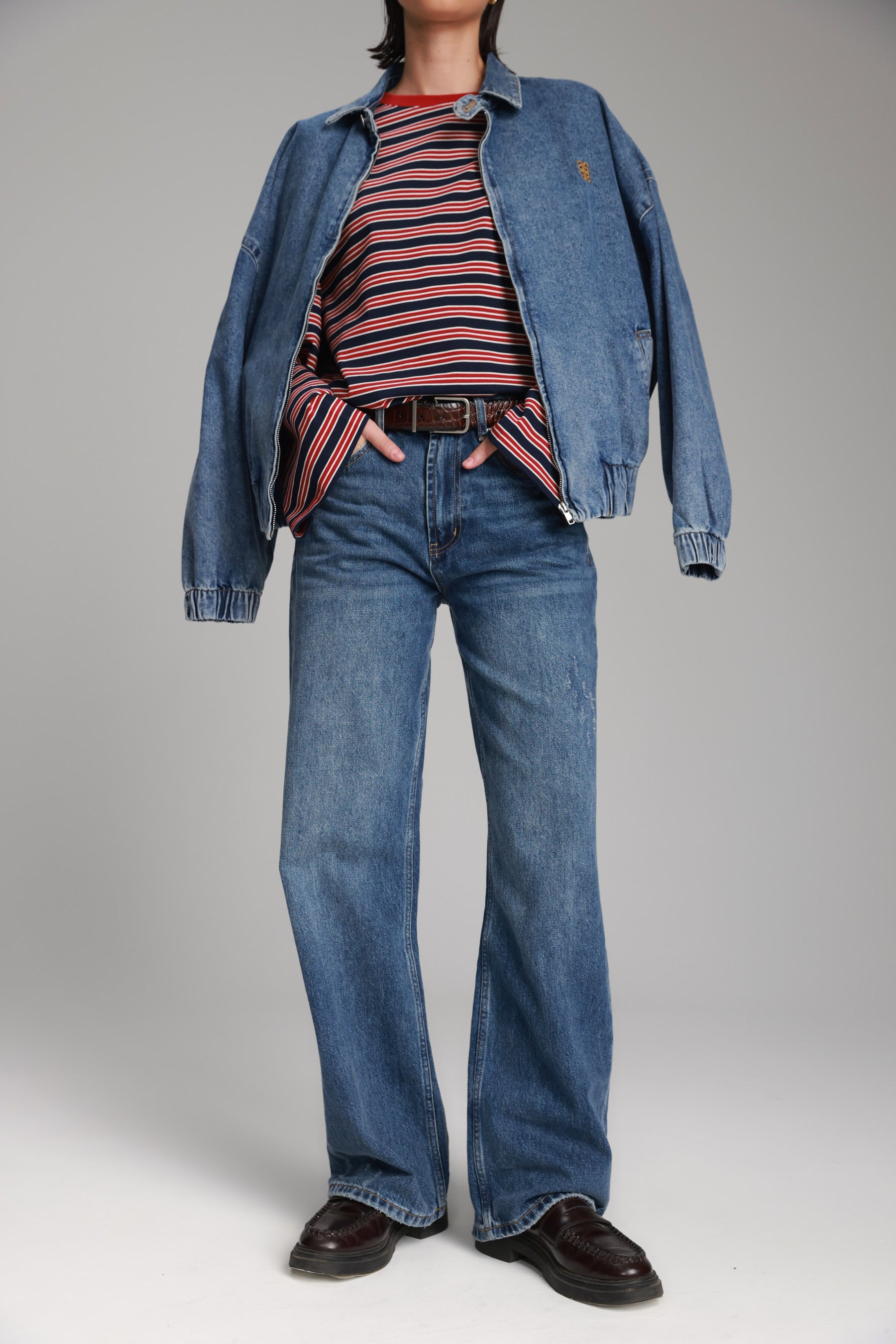 ג'ינס רייצ'ל כחול כהה