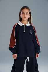 סוויטשירט לין נייבי