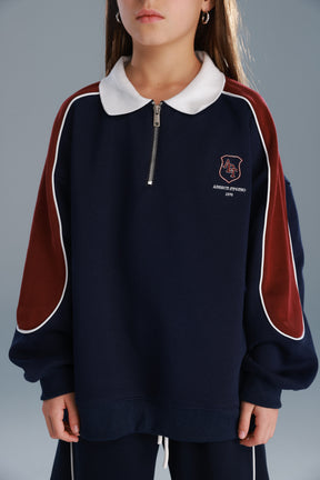 סוויטשירט לין נייבי