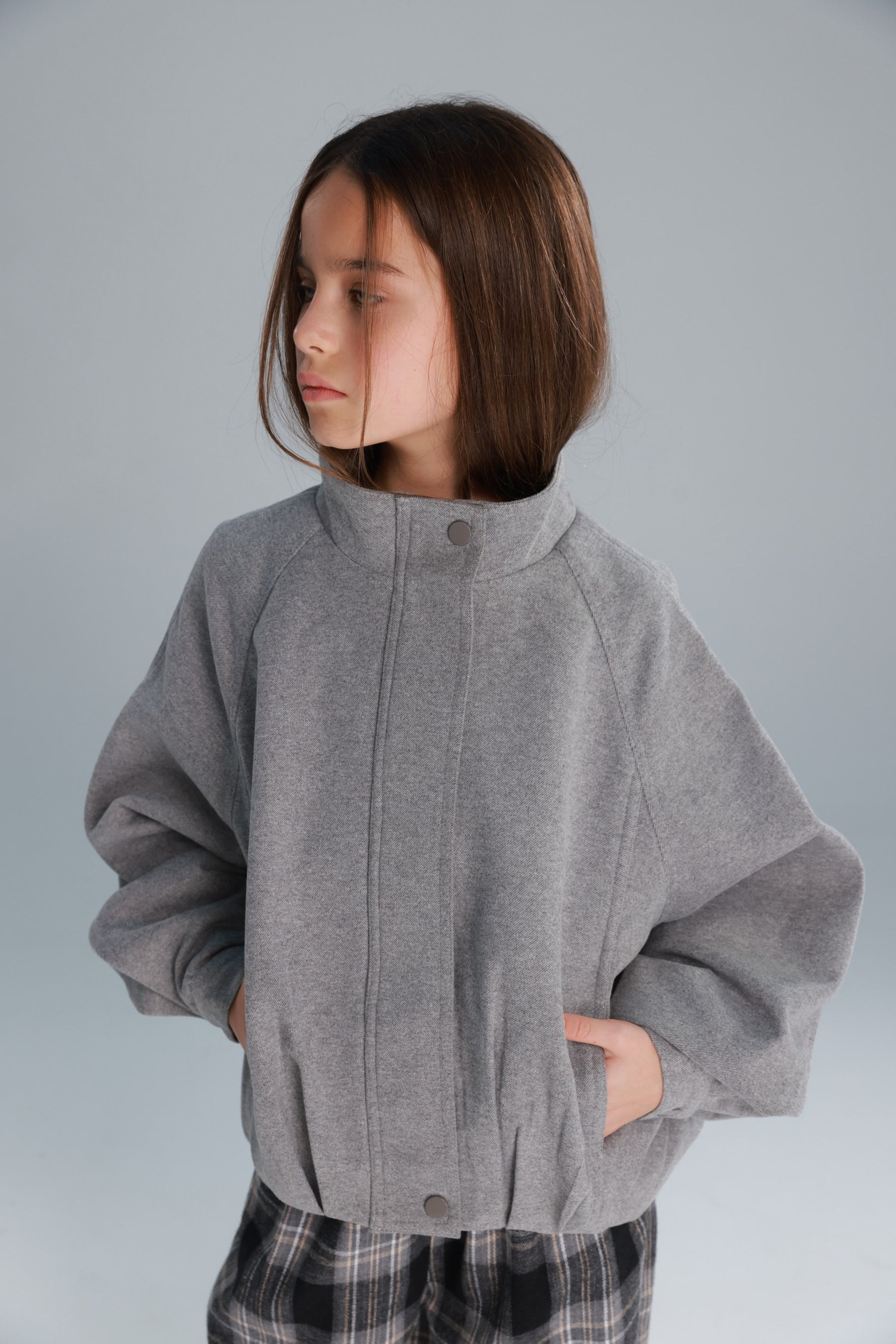 ג'קט ליאון אפור