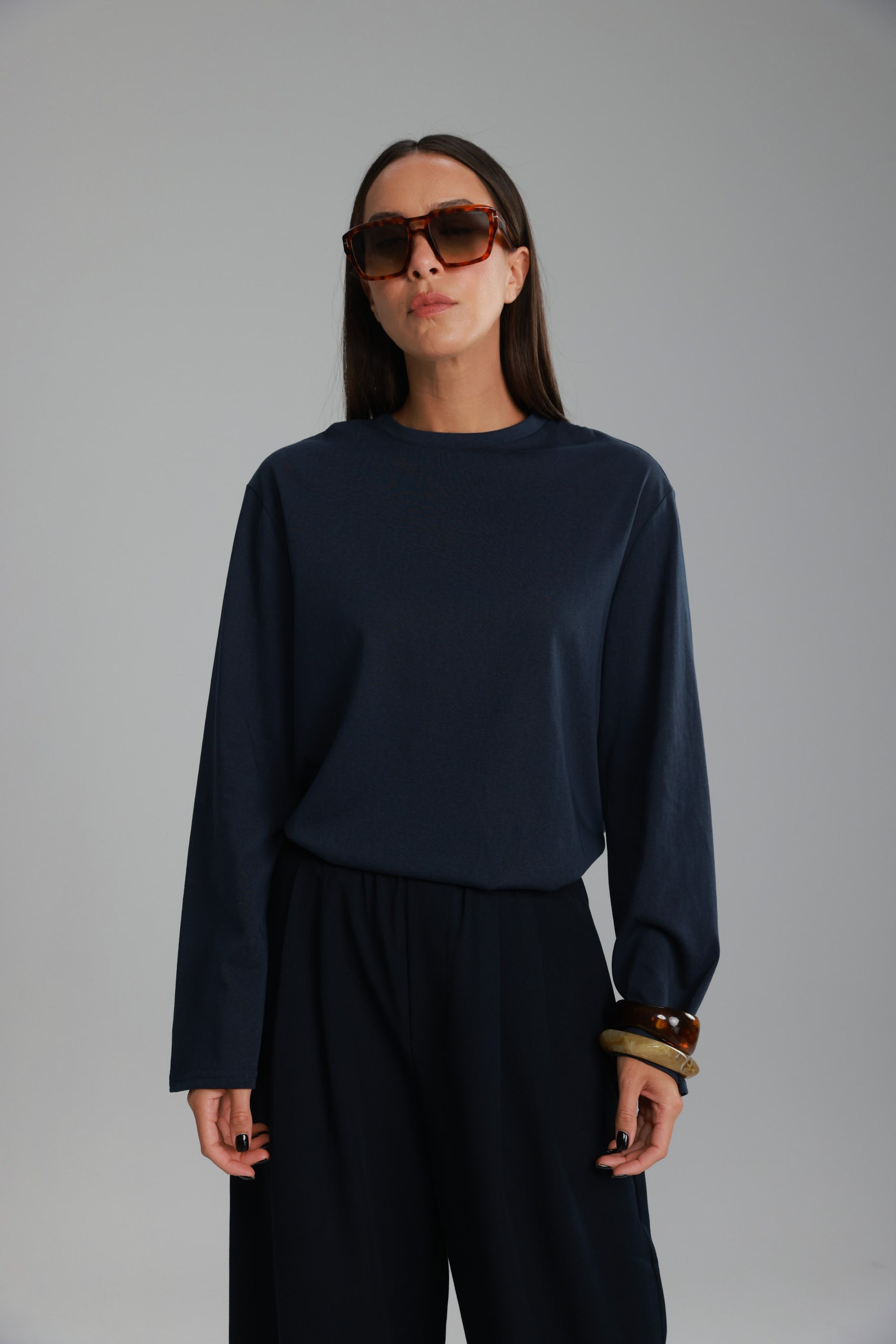 חולצת אמור נייבי