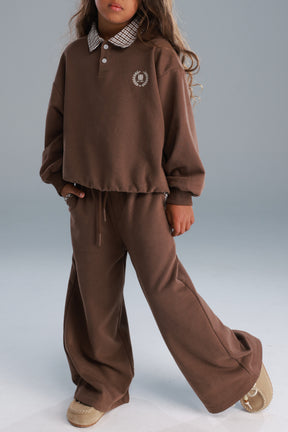 חליפת מאריס חומה