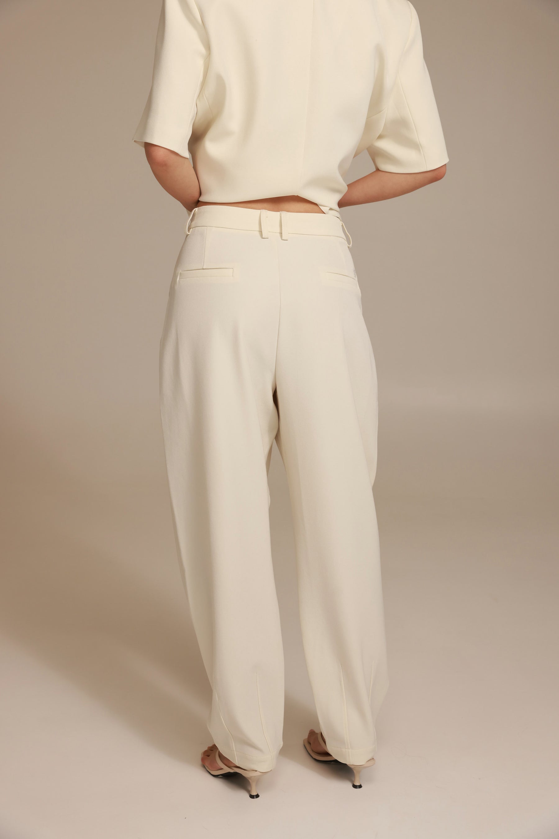 מכנסי אלכסנדרה שמנת