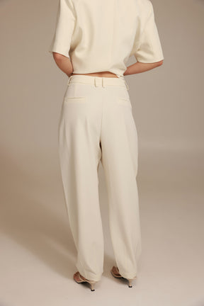 מכנסי אלכסנדרה שמנת