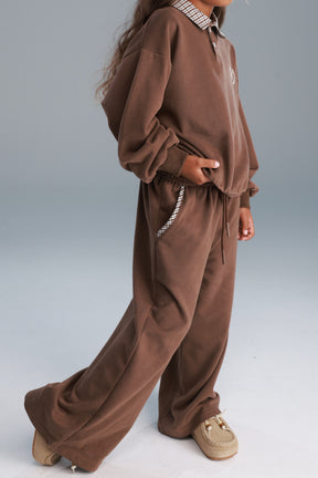 חליפת מאריס חומה