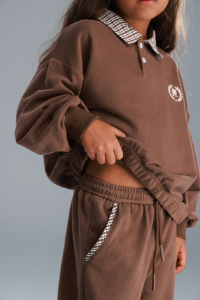 חליפת מאריס חומה