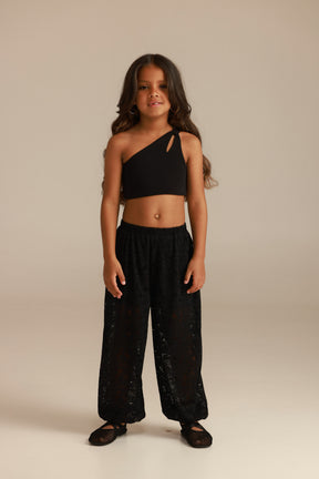 מכנסי ולנסיה שחורים