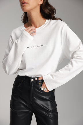 חולצת אמי לבנה