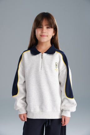 סוויטשירט לין אפור