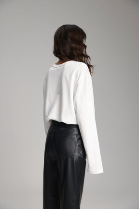 חולצת אמי לבנה