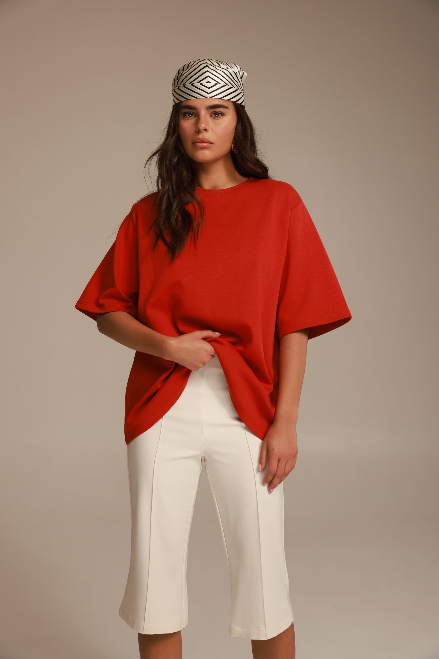 מכנסי נואל שמנת