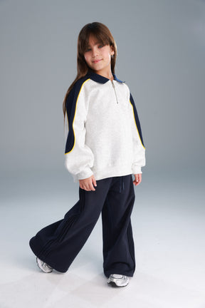 סוויטשירט לין אפור