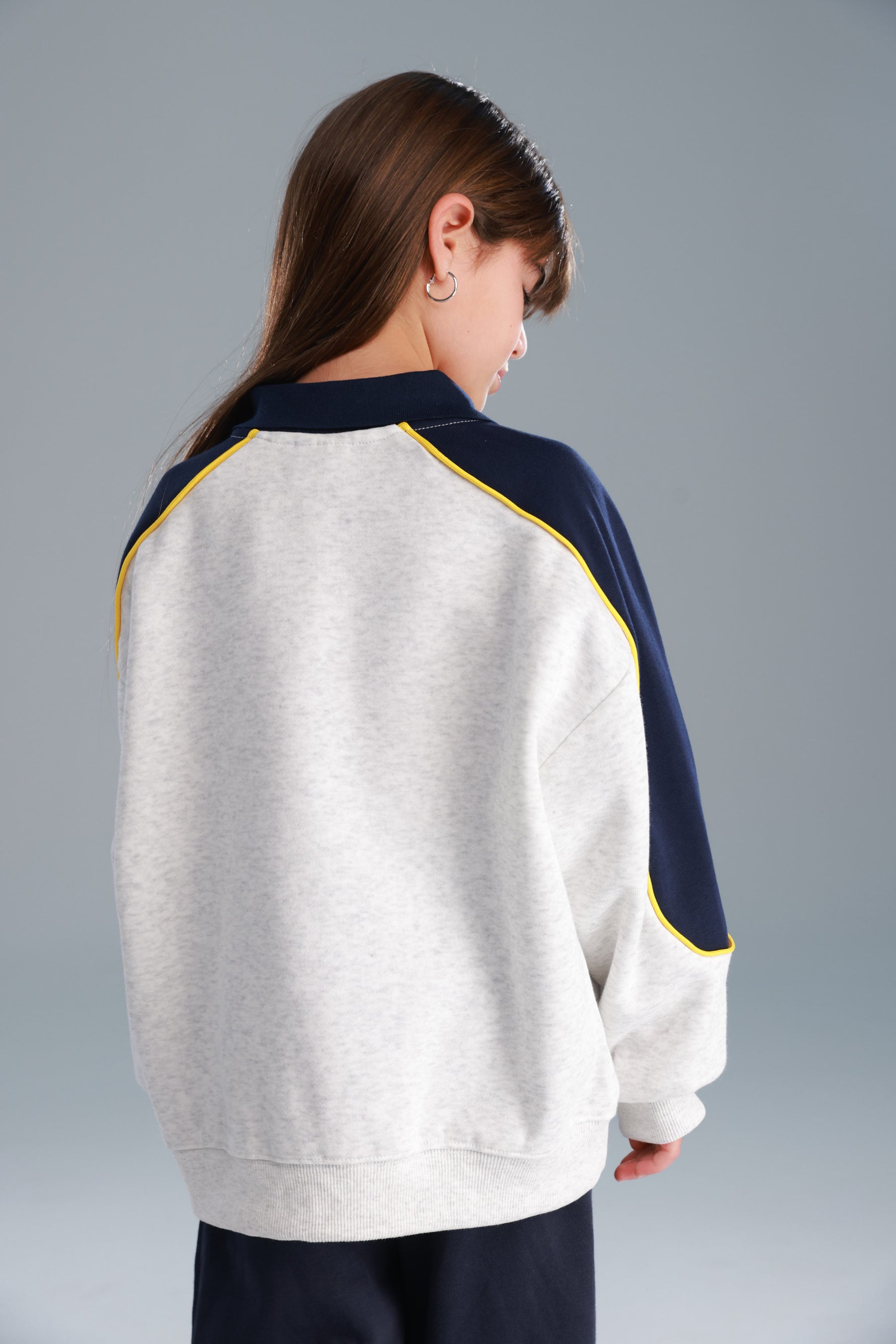 סוויטשירט לין אפור